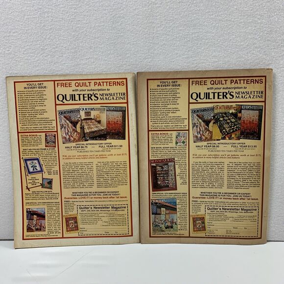 2 Lady's Circle Patchwork Quilts Magazines July 1985‎ & Jan 1986 Quilt Patterns - Picture 2 of 7